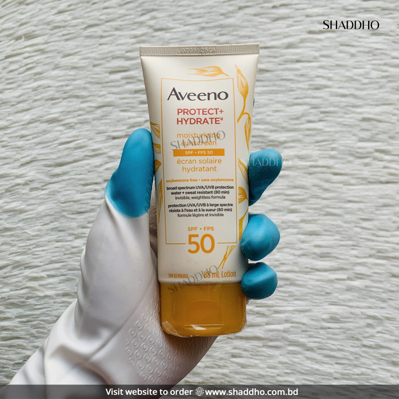 Aveeno Protect+ Hydrate Moisturizing Sunscreen Lotion SPF50 (88ml)