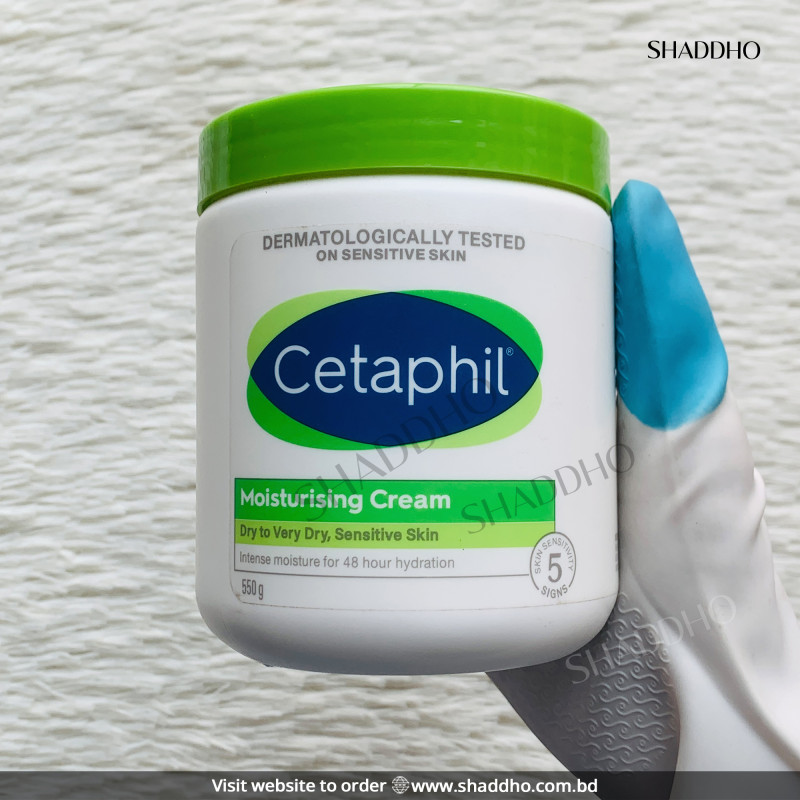 Cetaphil Moisturising Cream for Dry to Very Dry & Sensitive Skin (550g)