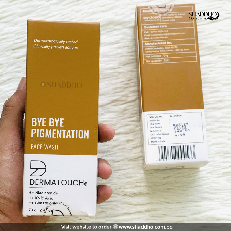 DermaTouch Bye Bye Pigmentation Face Wash (70g)