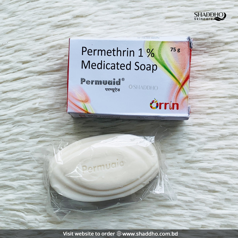 Orrin Permuaid 1% Permethrin Medicated Soap (75g)