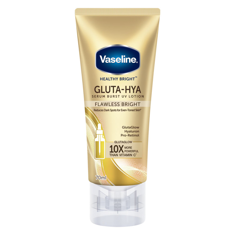 Vaseline Gluta Hya Serum Burst Lotion Flawless Bright (70ml)